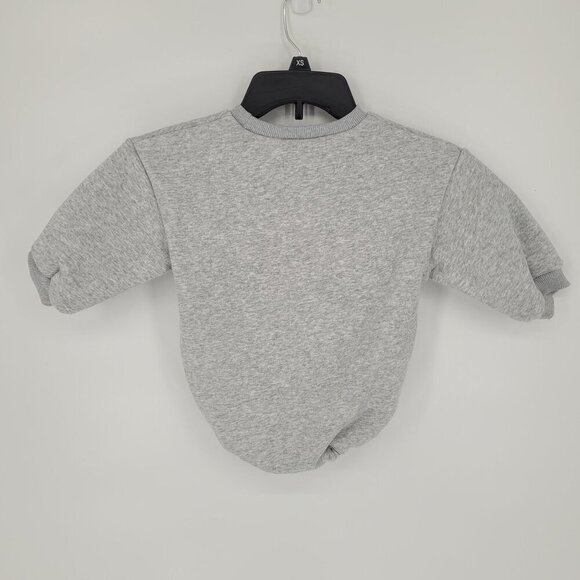 Jessyca Kids size 80 US 1 2 Snap fleece lined long sleeve sweatshirt romper Dino - Picture 2 of 13